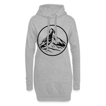 Matterhorn - Hoodie-Kleid - Grau meliert - Vorne