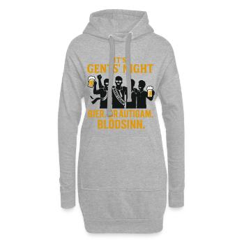 Gents Night - Hoodie-Kleid - Grau meliert - Vorne