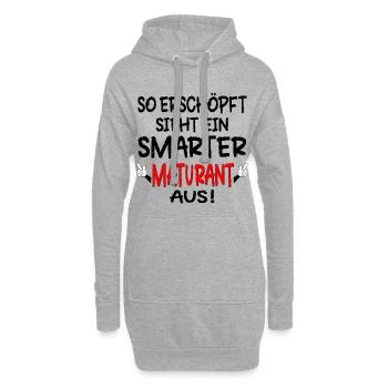MATURA MATURANT ERSCHÖPFT LUSTIG - Hoodie-Kleid - Grau meliert - Vorne