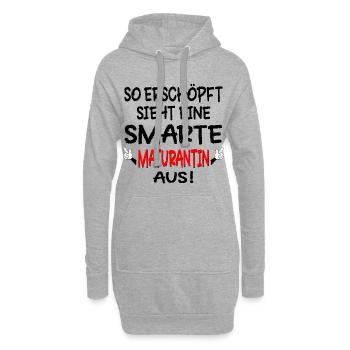 MATURANTIN MATURA ERSCHÖPFUNG LUSTIG - Hoodie-Kleid - Grau meliert - Vorne