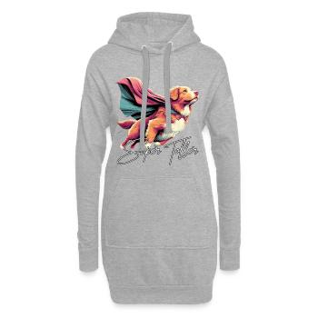 Super Dog Nova Scotia Duck Tolling Retriever - Sweat-shirt à capuche long Femme - gris chiné - Devant