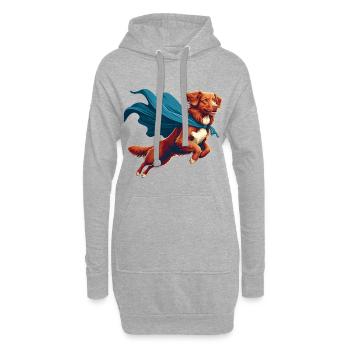 Super Dog Nova Scotia Duck Tolling Retriever - Sweat-shirt à capuche long Femme - gris chiné - Devant