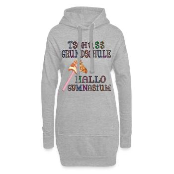 SCHULWECHSEL GYMNASIUM HOBBY HORSING - Hoodie-Kleid - Grau meliert - Vorne