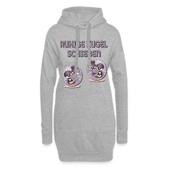 PÉTANQUE BOULE - RUHIGE KUGEL SCHIEBEN - Hoodie-Kleid - Grau meliert - Vorne