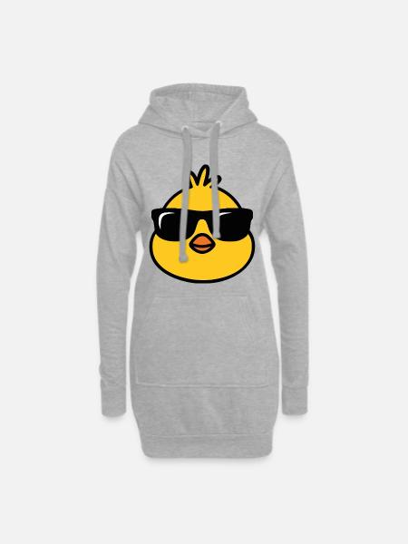 Chick'n'Cool - Hoodie Dress - heather grey