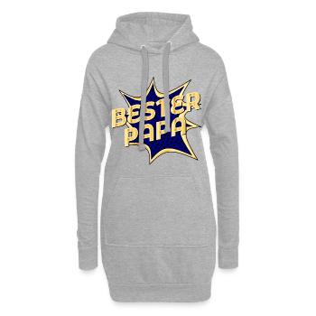 KOMPLIMENTE VATERTAG PAPA - Hoodie-Kleid - Grau meliert - Vorne