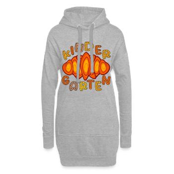 KINDERGARTEN KIND HAMBURG FRANZBRÖTCHEN - Hoodie-Kleid - Grau meliert - Vorne