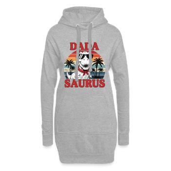 Tyrannosaurus Rex DADA SAURUS Cool - Hoodie-Kleid - Grau meliert - Vorne
