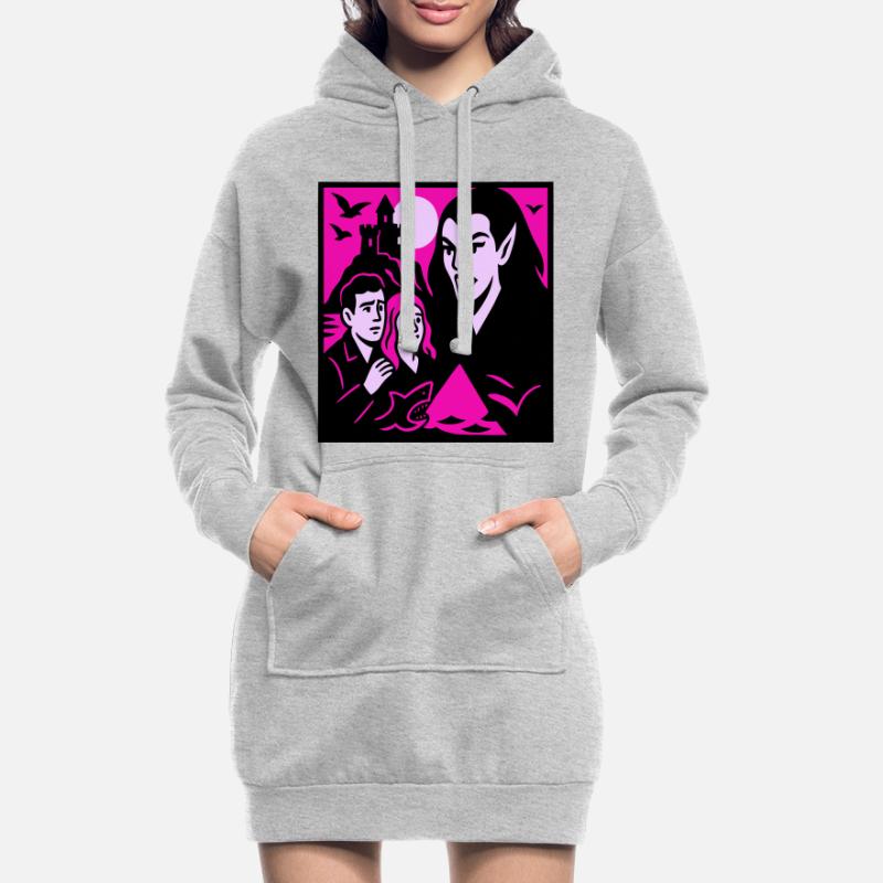 Comtesse vampire Sweat-shirt à capuche long Femme