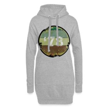 Millésime 1978 Année de naissance - Sweat-shirt à capuche long Femme - gris chiné - Devant