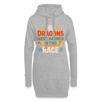 Team-Paddeln Synchronisierte Kunst - Hoodie-Kleid - Grau meliert - Vorne