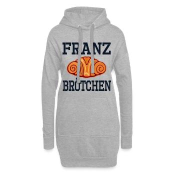 CUISSON FRANZBRÖTCHEN DE HAMBOURG - Sweat-shirt à capuche long Femme - gris chiné - Devant