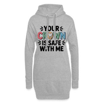 Pont de technicien de laboratoire dentaire - Sweat-shirt à capuche long Femme - gris chiné - Devant