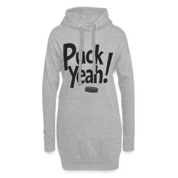 Puck Yeah Hockey Hockey Dire Hockey Puck Graphic - Sweat-shirt à capuche long Femme - gris chiné - Devant
