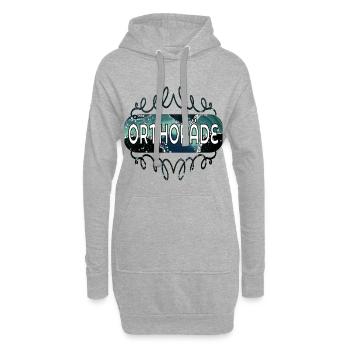 ORTHOPÄDIE FACHARZT ORTHOPÄDE - Hoodie-Kleid - Grau meliert - Vorne