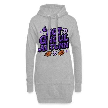 hot ghoul autumn / halloween y2k design - Hoodie-Kleid - Grau meliert - Vorne
