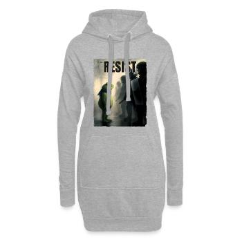 Frog Resist Portland - Hoodie-Kleid - Grau meliert - Vorne