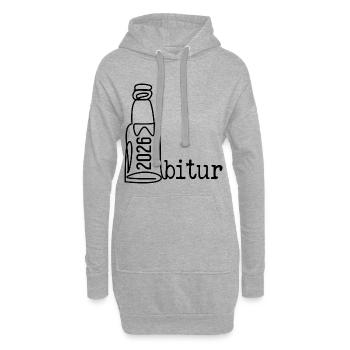 ABI PARTY 2026 ABITUR - Hoodie-Kleid - Grau meliert - Vorne