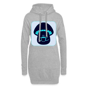 PILZE SAMMELN - TEE - Hoodie-Kleid - Grau meliert - Vorne