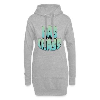 DAS KRAsS! - Hoodie-Kleid - Grau meliert - Vorne