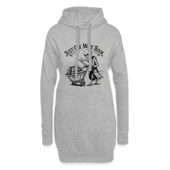 Encore un livre - T-shirt drôle - Sweat-shirt à capuche long Femme - gris chiné - Devant