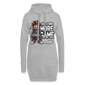 Juste un autre jeu - Sweat-shirt à capuche long Femme - gris chiné - Devant