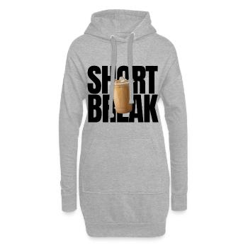 Short Break - Hoodie-Kleid - Grau meliert - Vorne