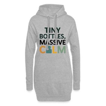 Homeopathie Petites bouteilles Massif Calm Professional - Sweat-shirt à capuche long Femme - gris chiné - Devant