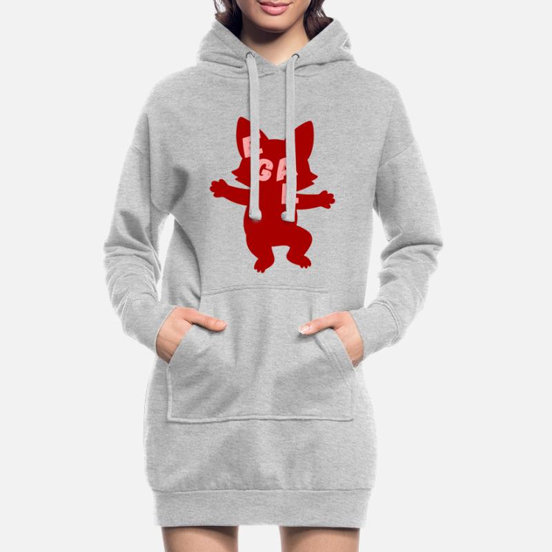 Fuchs Doesn't matter lightness Hoodie Dress