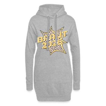 Braut 2026 Popart - Hoodie-Kleid - Grau meliert - Vorne