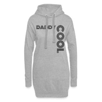 Daddy Cool Vater Geschenk - Hoodie-Kleid - Grau meliert - Vorne