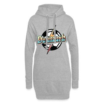 Denmark Fussball - Hoodie-Kleid - Grau meliert - Vorne
