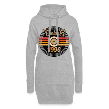 Vintage 1996 - Hoodie-Kleid - Grau meliert - Vorne
