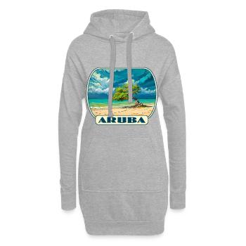 Aruba - Hoodie-Kleid - Grau meliert - Vorne