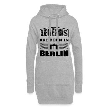 Die Berliner Legenden - Hoodie-Kleid - Grau meliert - Vorne