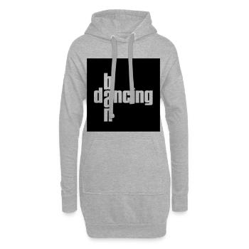 Dacing ban - Hoodie-Kleid - Grau meliert - Vorne