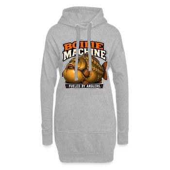 Boilie Machine Karpfenfischen - Hoodie-Kleid - Grau meliert - Vorne