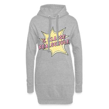 Changement d’école secondaire 5e année - Sweat-shirt à capuche long Femme - gris chiné - Devant