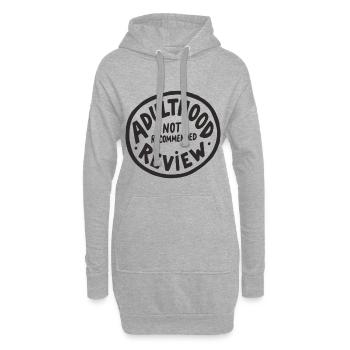 L’âge adulte non recommandé - Sweat-shirt à capuche long Femme - gris chiné - Devant