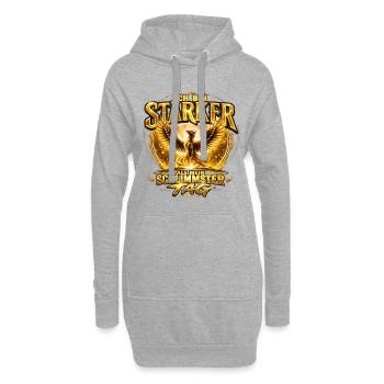 Phönix - Ich bin Stärker als mein Schlimmster TAG - Hoodie-Kleid - Grau meliert - Vorne