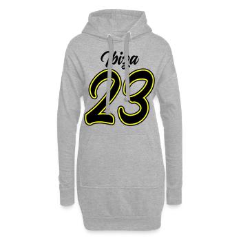 Ibiza 23 - Hoodie-Kleid - Grau meliert - Vorne