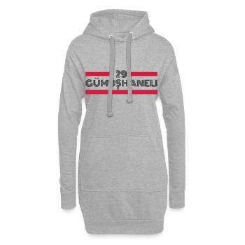 Gümüshane 29 Türkei Turkiye Geschenk Urlaub TR - Hoodie-Kleid - Grau meliert - Vorne