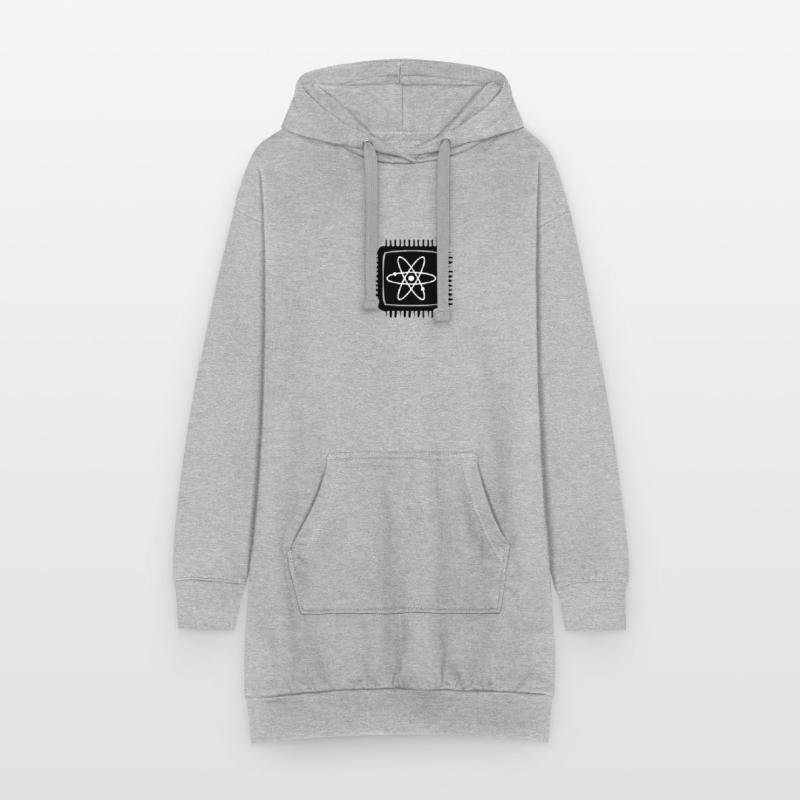 Quantum Computer Quantum Computer Physics Atom Chip Hoodie Dress