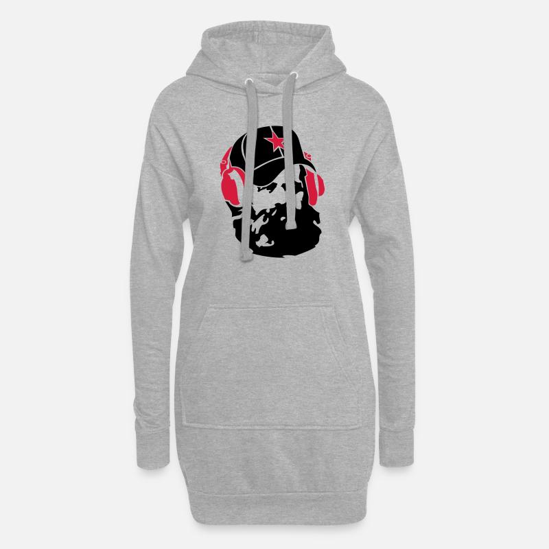 marx_star_ot - Hoodie-Kleid - Grau meliert