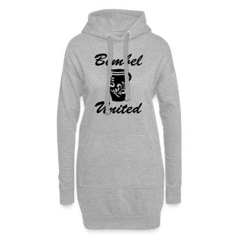 Bembel United Hessen - Hoodie-Kleid - Grau meliert - Vorne