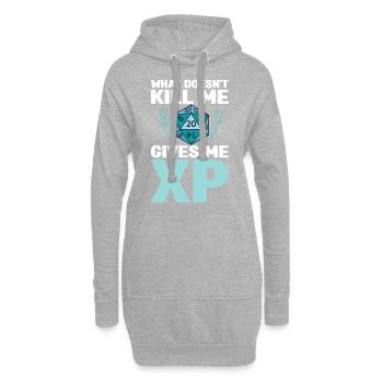 Pen and Paper Für RPG Gaming Vater - Hoodie-Kleid - Grau meliert - Vorne
