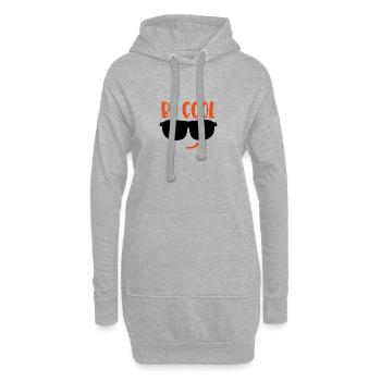 Sois cool, Soyez cools ! - Sweat-shirt à capuche long Femme - gris chiné - Devant