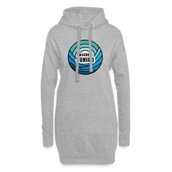 Junior Maurer Sohn Kind Maurersohn Maurerei - Hoodie-Kleid - Grau meliert - Vorne