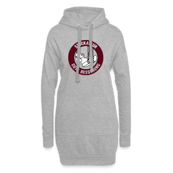 Gute Besserung Stuckateur Alles Gute Gesundheit - Hoodie-Kleid - Grau meliert - Vorne