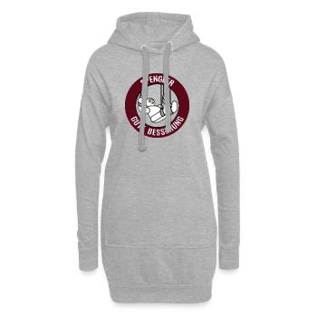 Gute Besserung Spengler Alles Gute Gesundheit - Hoodie-Kleid - Grau meliert - Vorne
